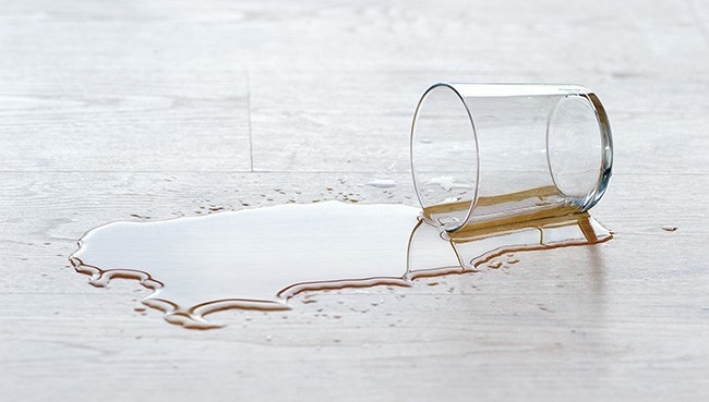 drinking glass fallen | Dehart Tile