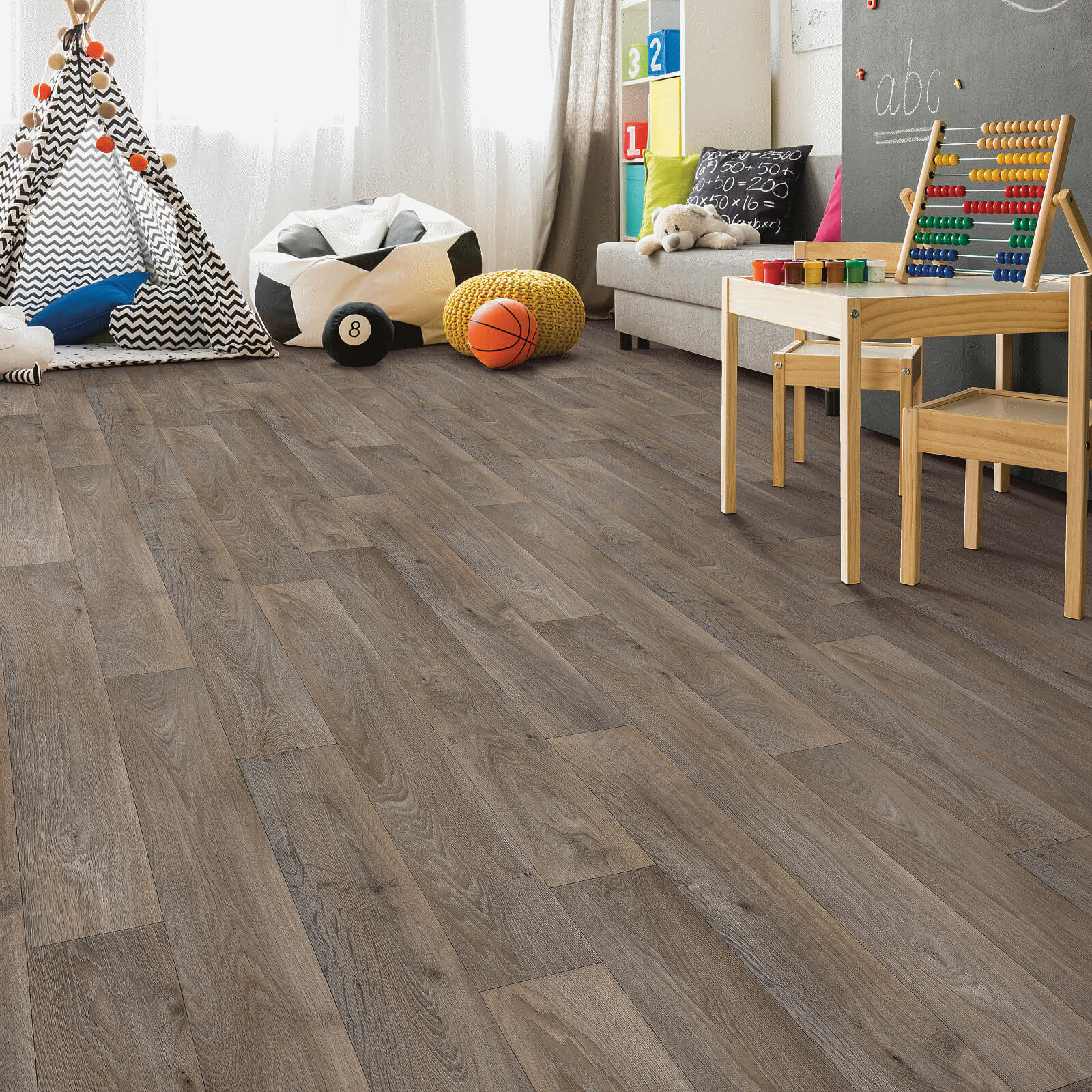 Kid-friendly vinyl plank flooring | Dehart Tile