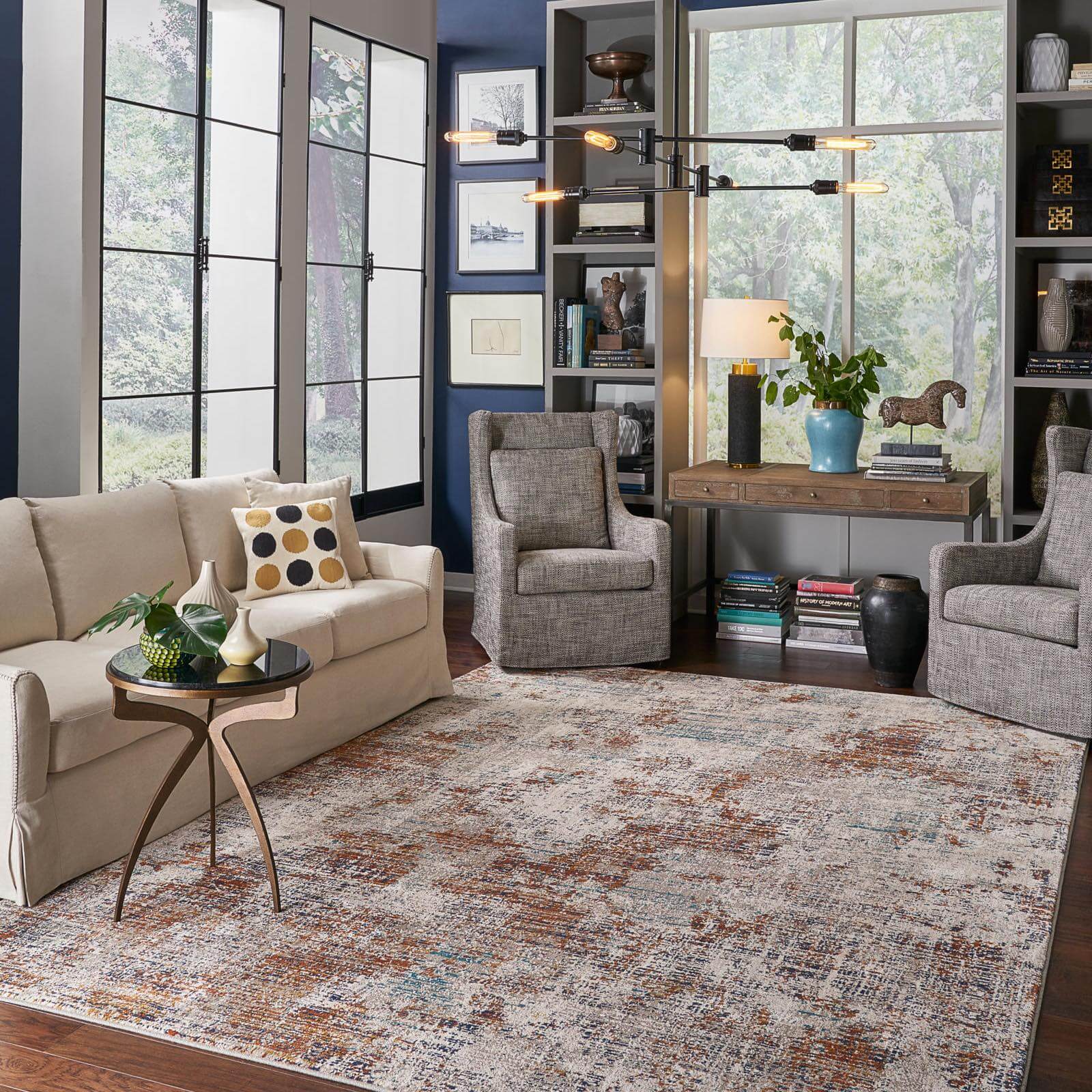 Area rug for living room | Dehart Tile