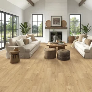 Modern Living Room Laminate Flooring | Dehart Tile